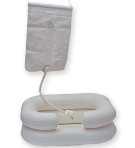 BACINELLA GONFIABILE SHAMPOO completa di BORSA ACQUA - Foto 1 di 4