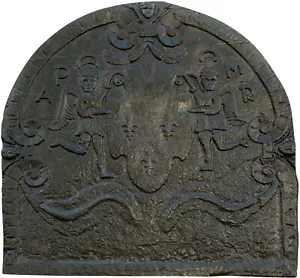 Fondale di nostra produzione in ghisa - Cast-Iron fireback 1260 - Imagen 1 de 1
