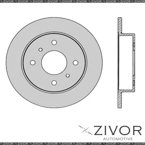 PROTEX Rotor - Rear For NISSAN PULSAR N16 4D Sdn FWD 1999 - 2006 By ZIVOR #DR614 - Picture 1 of 1