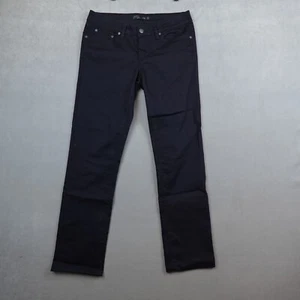 Prana Jeans Womens 2/26 Reg Black Denim Straight - Picture 1 of 8