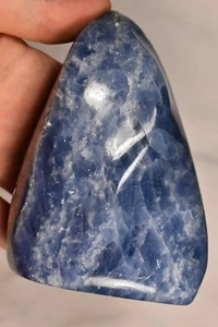 *BLUE CALCITE* Flame 11.9cm 839g Polished Tower Healing Crystal Calming Soothing - Bild 1 von 12