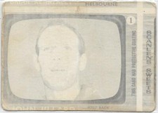 1967 Scanlens (1) John JILLARD Footscray (69) Man From U.N.C.L.E. Rare Error