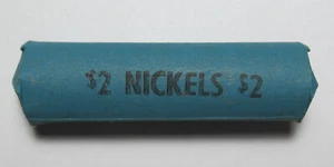 1954 P Jefferson Nickels - Solid Date Roll of 40 Average Circulated 5C Coins Lot - Picture 1 of 1