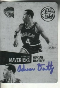 Adrian Dantley Autographed 2009 Panini Printing Plates HOF IN PERSON - Picture 1 of 2