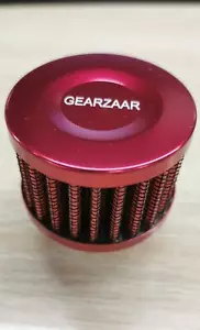 GEARZAAR filtro de aire entrada moto manivela redonda respirador motor - Imagen 1 de 8
