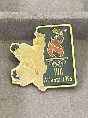 Pin de Judo Olímpico Atlanta 1996 con tarjeta de coleccionista Foto 1 de 4