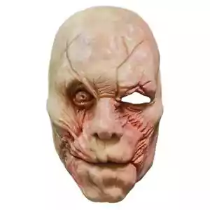 Maschera Tom Savini Volti dell'Orrore "Innestata" Maschera Viso Frontale in Lattice con Elastico - Foto 1 di 1