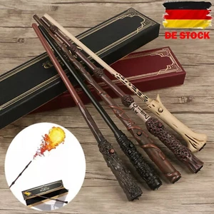 Harry Potter Feuer Zauberstab Real Flame Shooting Stick Großes Kaliber Stäbe DE - Bild 1 von 15
