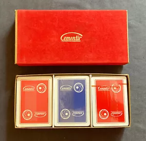 Vintage cofanetto 3 mazzi carte Dal Negro CEMENTIR IRI sigillati poker ramino - Imagen 1 de 3