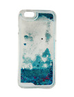 Star Glitter Waterfall Phone Case for iPhone 6/6s, Blue