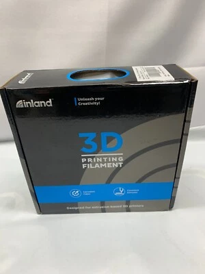 Inland 1.75mm White PLA + 3D Printer Filament 1KG Spool-Bone White *New - Image 1 of 4