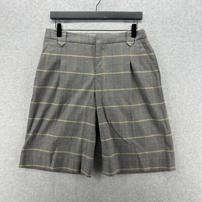 Vestido Pantalón Corto Cartonnier Anthropologie Mujer Talla 2 Gris Plisado a Cuadros Foto 1 de 4