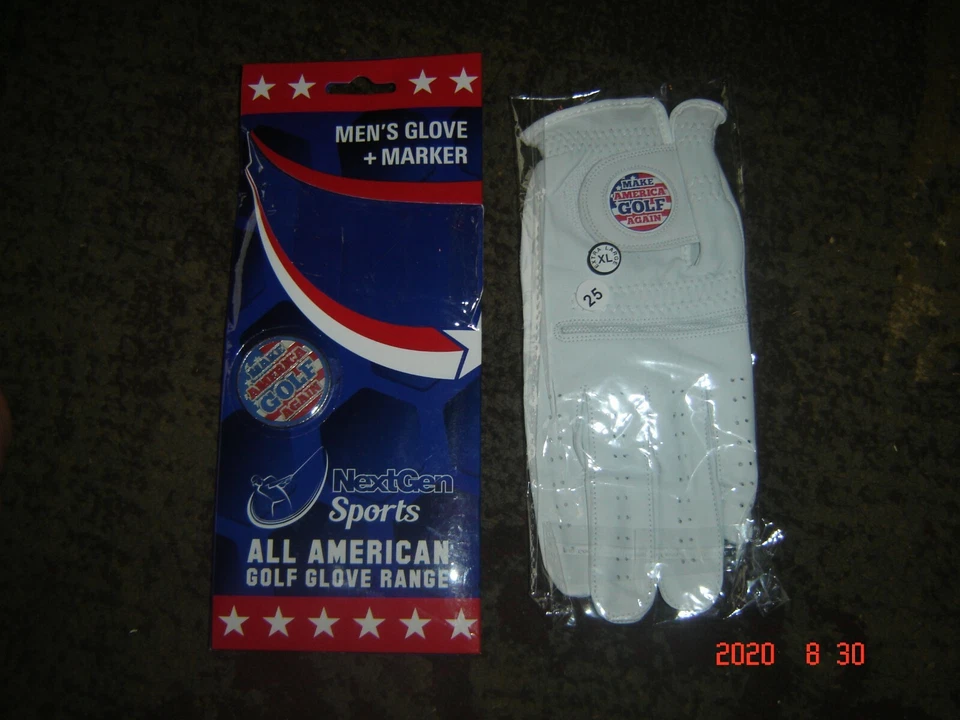 Next Gen Sports Golf Glove Breathable White Cabretta Leather XL - Image 1 of 1