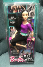 Barbie Made to Move 11" Doll 22-Flexible Joints Creative Pose Asian New⭐️