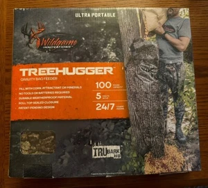 Wildgame Innovations Treehugger 100 Lb Trubark Hd Camo Gravity Bag Feeder NEW - Picture 1 of 4