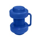 Endkappe blau für Trampolin mit innenliegenden Netz und Stangen 25 mm