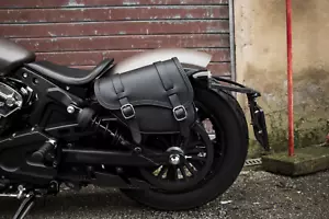 BOLSA DE SILLÍN DE CUERO LADO IZQUIERDO PARA 2018 - 2024 INDIAN SCOUT BOBBER ENDSCUOIO - Imagen 1 de 8