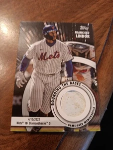 2024 Topps Series 2 - Rounding the Bases Relics #RTB-FL Francisco Lindor (MEM) - Bild 1 von 6