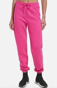DKNY Women's Metallic Logo Sweatpant Jogger Hot Pink XL NEW $60   DP2P3114 - Imagen 1 de 3