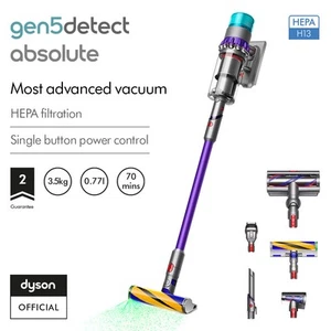 Dyson Gen5detect™ Absolute stick vacuum (Purple/Iron/Purple) - Picture 1 of 8