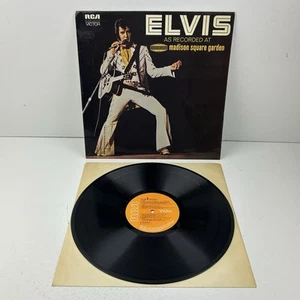 Elvis Presley As Recorded At Madison Square Garden Vinyl LP Ex Con 1972 Record - Picture 1 of 24
