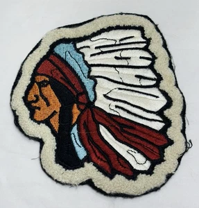 Vintage 1980 Guess Jeans Wild Indians Embroidered Jeans Jacket Patch - Bild 1 von 2