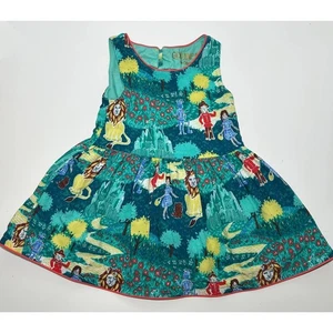 Wizard of Oz Dress Genuine Kids by OshKosh Sleeveless Teal Baby Rayon 12 Mos. - Picture 1 of 6