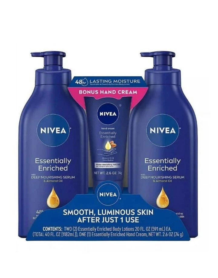 Nivea Essentially Enriched Body Lotion and Hand Cream Variety Pack - Image 1 of 1