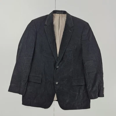 Blazer HUGO BOSS 50 negro para hombre pana 100% algodón - Imagen 1 de 4