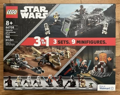 LEGO STAR WARS 66708 Galactic Adventures Pack 75299 75310 75311 - NEW - SEALED - Image 1 of 2