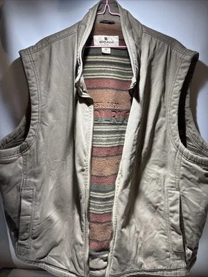 Chaleco Woolrich Chore Para Hombres 2XL Polar Manta Forrada Exterior Ropa de Trabajo Foto 1 de 4