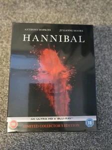 HANNIBAL - COLLECTOR'S EDITION 4K UHD + BLU RAY STEELBOOK - NEW & SEALED - OOP - Picture 1 of 3