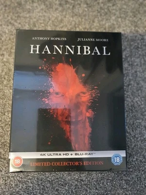 HANNIBAL - COLLECTOR'S EDITION 4K UHD + BLU RAY STEELBOOK - NEW & SEALED - OOP - Image 1 of 3