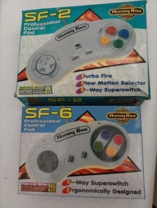 PROFESSIONAL CONTROLLER PAD CONSOLE NINTENDO NES SF-2 SUPER NINTENDO SF-6 - Imagen 1 de 7