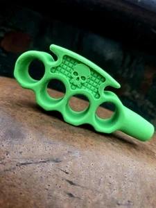 Mango de nudillos de latón - Perilla de cambio verde - Universal  - Imagen 1 de 3
