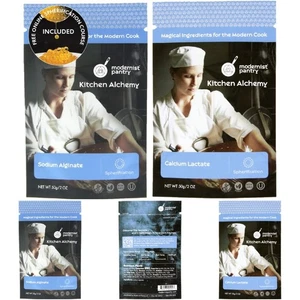 Alginato di Sodio + Lattato di Calcio Confezione Valore 100g Non OGM Vegan OU Kosher - Foto 1 di 8