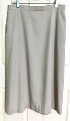 🔴 Falda Travel Smith Beige Tostado Media Pantorrilla Talla 16 P Pequeña Expandible Espalda Elástica Foto 1 de 4