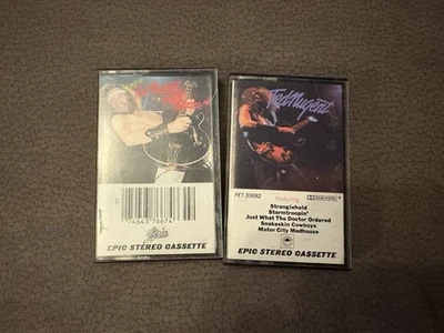 TED NUGENT 2 Cassette Tape Lot Hard Rock Free For All Cat Scratch Fever Gonzos - Image 1 of 3