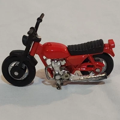 Motocicleta Años 80 Rojo Diecast Modelo 2.5 pulgadas Vintage Suelto Sin Marca Foto 1 de 4