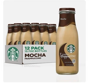 Bebida de café Starbucks Frappuccino, moca, botellas de 13,7 fl oz (paquete de 12) - Imagen 1 de 2