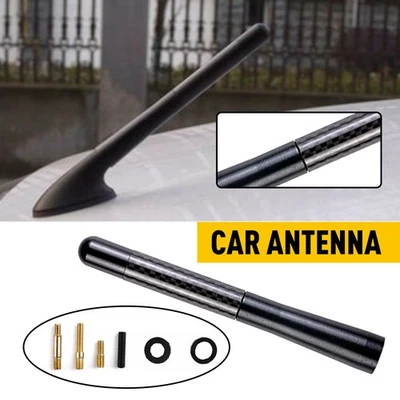 Antena de rádio de carro antena de fibra de carbono para Ford F150 F250 F350 F450 Super Duty V - Imagem 1 de 4