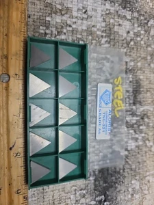 NEU Aloris TNG-321 Neu Hartmetalleinsätze Klasse A6 BOX MIT 10 EINSÄTZEN - Bild 1 von 4