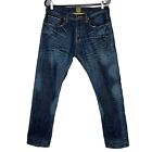 PRPS Jeans Mens 33X31 Demon Regular Fit Straight  Selvedge Denim Hemmed