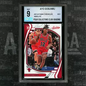 2021-22 Panini Chronicles Absolute #231 Ayo Dosunmu RC Chicago Bulls PSGA 9 - Foto 1 di 3