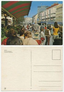 30866 - Berlin - U-Bhf. Kurfürstendamm - Kaufhaus Wertheim - alte Ansichtskarte - Bild 1 von 1