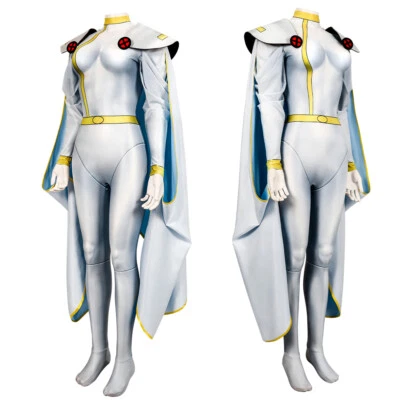 X-Men 97 Tormenta Mono Disfraz Disfraz Superhéroe Body Conjunto Conjunto Halloween Foto 1 de 4