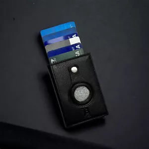 Smart Wallet, Herren Geldbörse für AirTag Smart Slim Wallet RFID-blockierend Kohlefaser - Bild 1 von 6