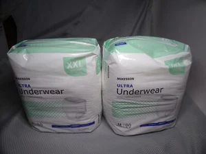 2 McKesson Einweg-Unterwäsche-Windeln für Erwachsene XXL schwer saugfähig 12 Ct - Bild 1 von 2