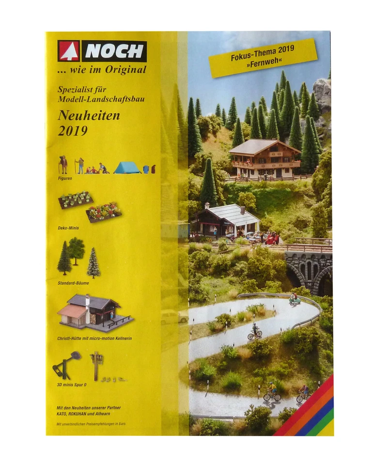 Noch Novelty Brochure 2019 Model Railway Accessories for H0 1:87 1:120 TT 1:160 N & 0 - Image 1 of 1