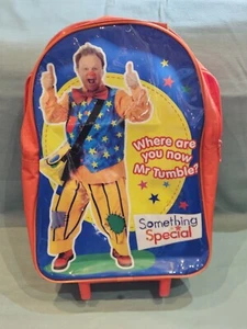 Mr Tumble Something Special Childrens Suitcase Carry On Bag Hand Luggage Wheeled - Picture 1 of 10